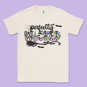 Perfectly Wicked Classic Tee Designed By Cowhidedigitalart