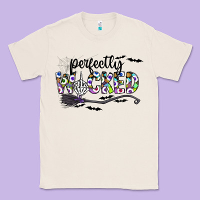 Perfectly Wicked Classic Tee Designed By Cowhidedigitalart