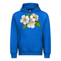 Cobalt Hawthorn Flower Urban Hoodie - LillyAllenDesigns