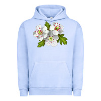 Pigment Grape Ice Hawthorn Flower Urban Hoodie - LillyAllenDesigns