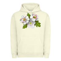 Pigment Pistachio Hawthorn Flower Urban Hoodie - LillyAllenDesigns