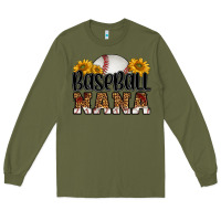 Army Green baseball nana Long Sleeve Tee - HRA Design Shop