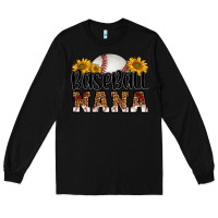 Black baseball nana Long Sleeve Tee - HRA Design Shop