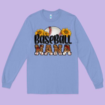 Baseball Nana Long Sleeve Tee Designed By Hra Design Shop
