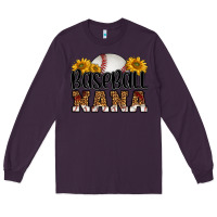 Plum baseball nana Long Sleeve Tee - HRA Design Shop