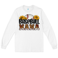 White baseball nana Long Sleeve Tee - HRA Design Shop
