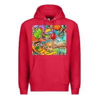 Cardinal school elements Premium Hoodie - NancyCooperArtShop