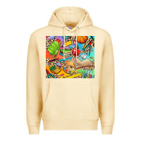 Pina Colada school elements Premium Hoodie - NancyCooperArtShop