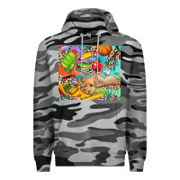 Slate Camo school elements Premium Hoodie - NancyCooperArtShop
