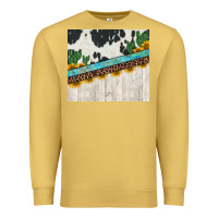 Antique Gold cowhide sunflowers cactus Premium Sweatshirt - Jasminsmagicworld