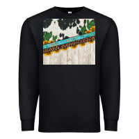 Black cowhide sunflowers cactus Premium Sweatshirt - Jasminsmagicworld