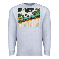 Heather Grey cowhide sunflowers cactus Premium Sweatshirt - Jasminsmagicworld