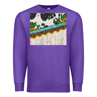 Purple cowhide sunflowers cactus Premium Sweatshirt - Jasminsmagicworld