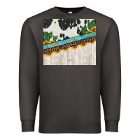 Smoke cowhide sunflowers cactus Premium Sweatshirt - Jasminsmagicworld