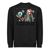 Black look at me being all festive and shit Heavyweight Sweatshirt - MaliasSmallBusiness