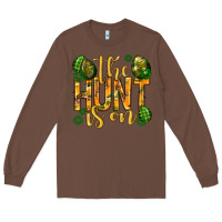 Chestnut The hunt is on Easter Long Sleeve Tee - Neo Western