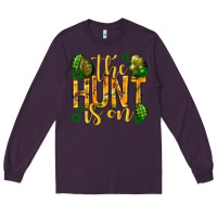 Plum The hunt is on Easter Long Sleeve Tee - Neo Western