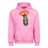 Fuchsia Pink King Cup Cactus Urban Hoodie - LillyAllenDesigns
