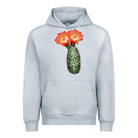 Heather Grey King Cup Cactus Urban Hoodie - LillyAllenDesigns