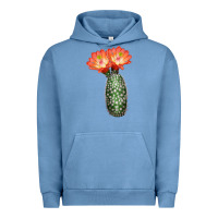 Pigment Pebble Blue King Cup Cactus Urban Hoodie - LillyAllenDesigns