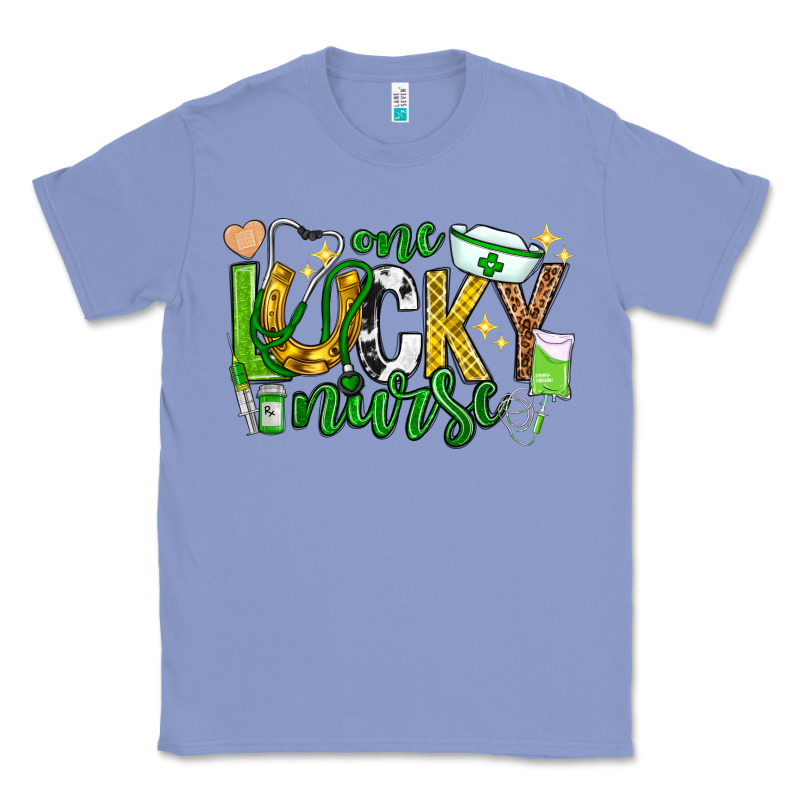 St Patricks Day One Lucky Nurse Classic Tee by Neo Western | Teevron