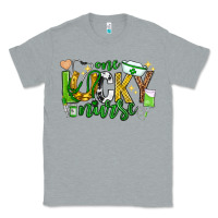 Heather Grey st patricks day one lucky nurse Classic Tee - Neo Western