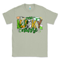 Matcha st patricks day one lucky nurse Classic Tee - Neo Western