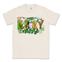 Natural st patricks day one lucky nurse Classic Tee - Neo Western