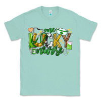 Seafoam st patricks day one lucky nurse Classic Tee - Neo Western