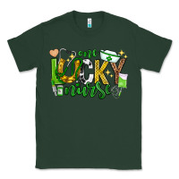 Sports Green st patricks day one lucky nurse Classic Tee - Neo Western