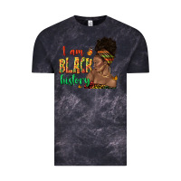 Cloud Black i am black history afro black woman juneteenth Vintage Tee - texasbilliewilder