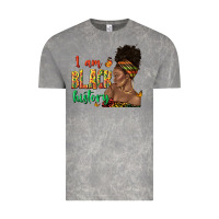 I Am Black History Afro Black Woman Juneteenth Vintage Tee | Teevron