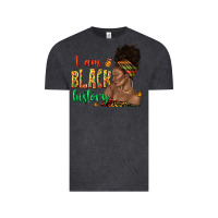 Vintage Black i am black history afro black woman juneteenth Vintage Tee - texasbilliewilder