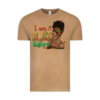 Vintage Camel i am black history afro black woman juneteenth Vintage Tee - texasbilliewilder
