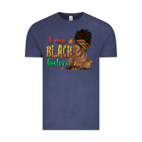 Vintage Denim i am black history afro black woman juneteenth Vintage Tee - texasbilliewilder