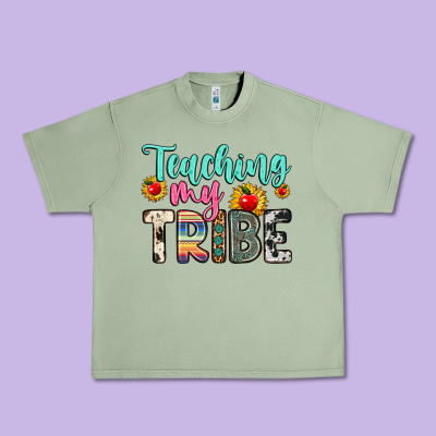 Teaching My Tribe Urban Heavy Tee Designed By Zillion Design Studio