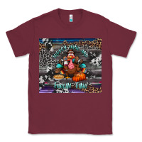 Burgundy turkey wine and feelin fine tumbler Classic Tee - BundleAndBundleShop