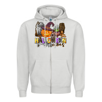 Halloween Vibes Zipper Hoodie | Teevron