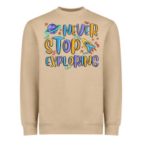 Mushroom never stop exploring Heavyweight Sweatshirt - MaliasSmallBusiness
