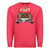 Cardinal Christmas truck Premium Sweatshirt - BarkalooDesign