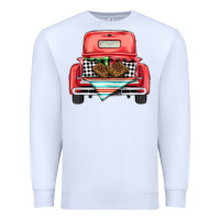 White Christmas truck Premium Sweatshirt - BarkalooDesign