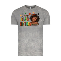 Cloud Rock i am black history afro girl Vintage Tee - texasbilliewilder
