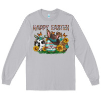 Moon Dust Western Happy Easter Long Sleeve Tee - Neo Western