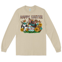 Mushroom Western Happy Easter Long Sleeve Tee - Neo Western