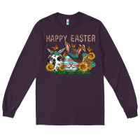 Plum Western Happy Easter Long Sleeve Tee - Neo Western
