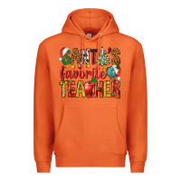 Carrot santas favorite teacher Premium Hoodie - NancyCooperArtShop