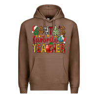 Chestnut santas favorite teacher Premium Hoodie - NancyCooperArtShop