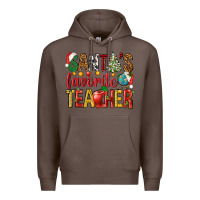 Coffee santas favorite teacher Premium Hoodie - NancyCooperArtShop