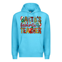 Ocean Blue santas favorite teacher Premium Hoodie - NancyCooperArtShop