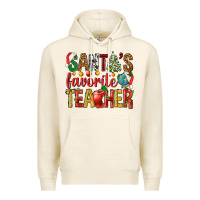 Tofu santas favorite teacher Premium Hoodie - NancyCooperArtShop